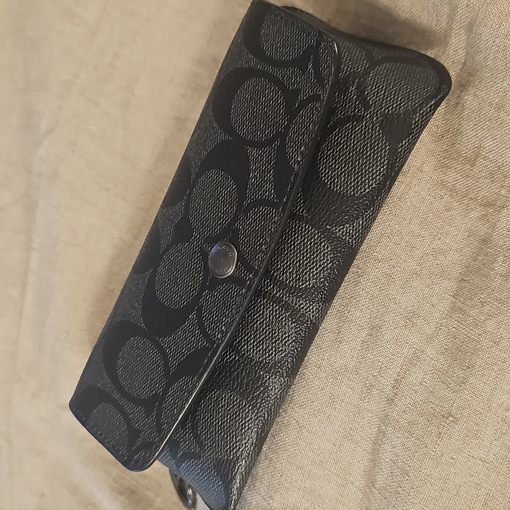 Coach Signature Canvas Glasses / Sunglasses Case